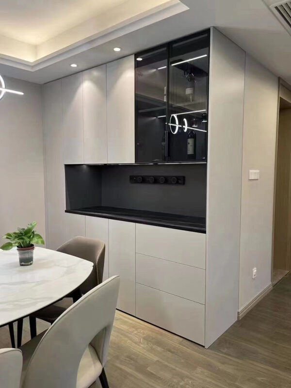 Ổ cắm thanh ray 2 cổng USB tròn có LED GD19-04B phù hợp với không gian nội thất hiện đại