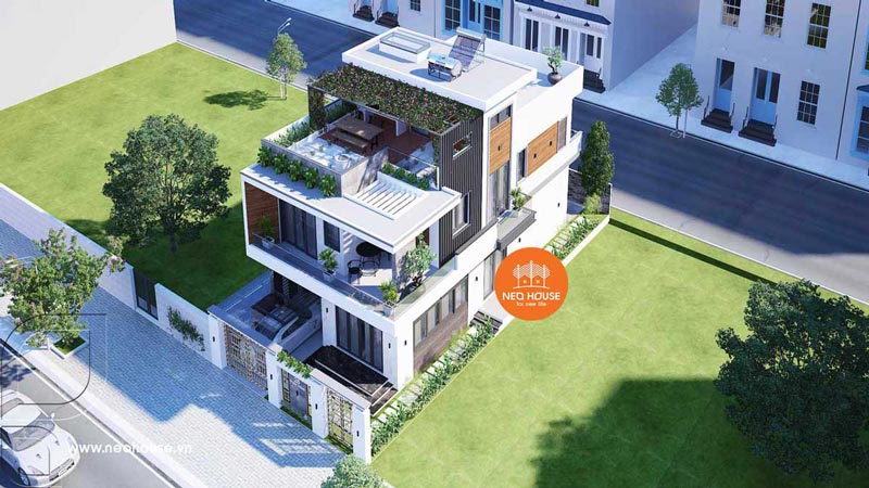 Thiết kế kiến trúc trước khi thi công nhà phố