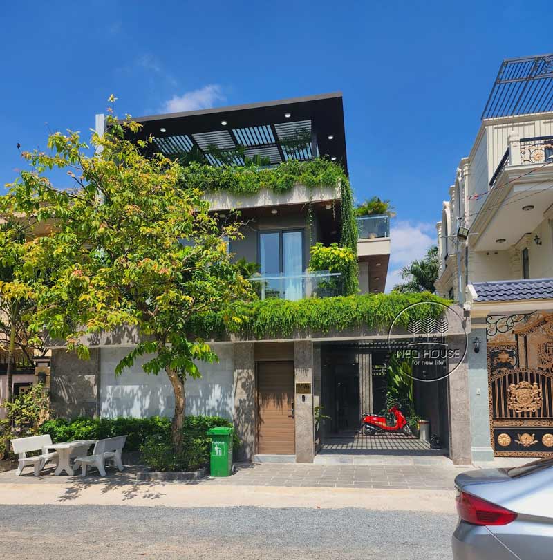 Thi công xây dựng nhà phố 2 tầng 1 tum hiện đại. Ảnh 3