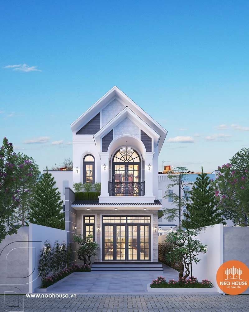 Thi công xây dựng trọn gói nhà phố 2 tầng hiện đại. Ảnh 2