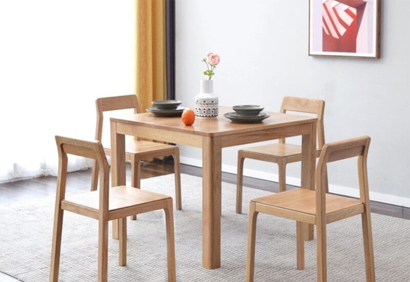 bàn ghế phòng ăn gỗ óc chó