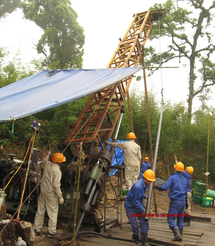 Quy trình khoan khảo sát địa chất