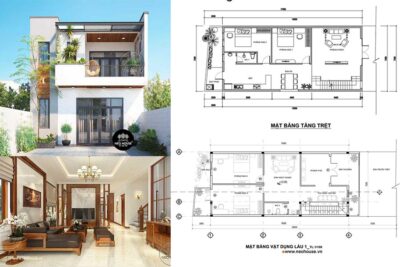 Kinh nghiệm xây nhà 1 trệt 1 lầu đẹp tiết kiệm chi phí 5
