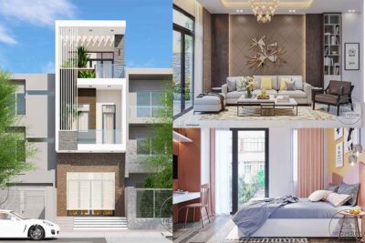 15+ mẫu thiết kế nhà phố 2 tầng có gác lửng hiện đại đẹp 10 15+ mẫu thiết kế nhà phố 2 tầng có gác lửng hiện đại đẹp 4