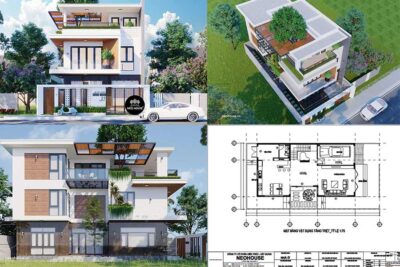 Mẫu Nhà Phố 2 Tầng 3x12m Sân Thượng Hiện Đại Tối Giản 7 Mẫu Nhà Phố 2 Tầng 3x12m Sân Thượng Hiện Đại Tối Giản 3