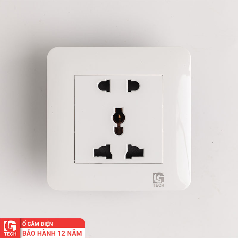 Ổ cắm điện 5 chấu chuẩn quốc tế LG Tech LG-TT-018