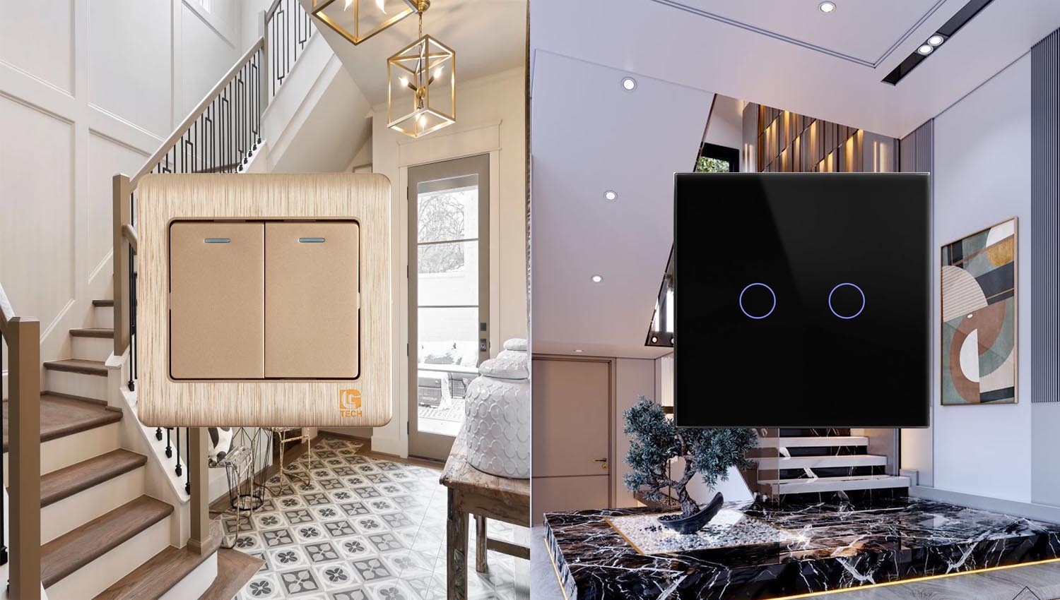 Nên chọn công tắc cầu thang cơ hay cảm ứng? So sánh chi tiết 1 Nên chọn công tắc cầu thang cơ hay cảm ứng? So sánh chi tiết 1