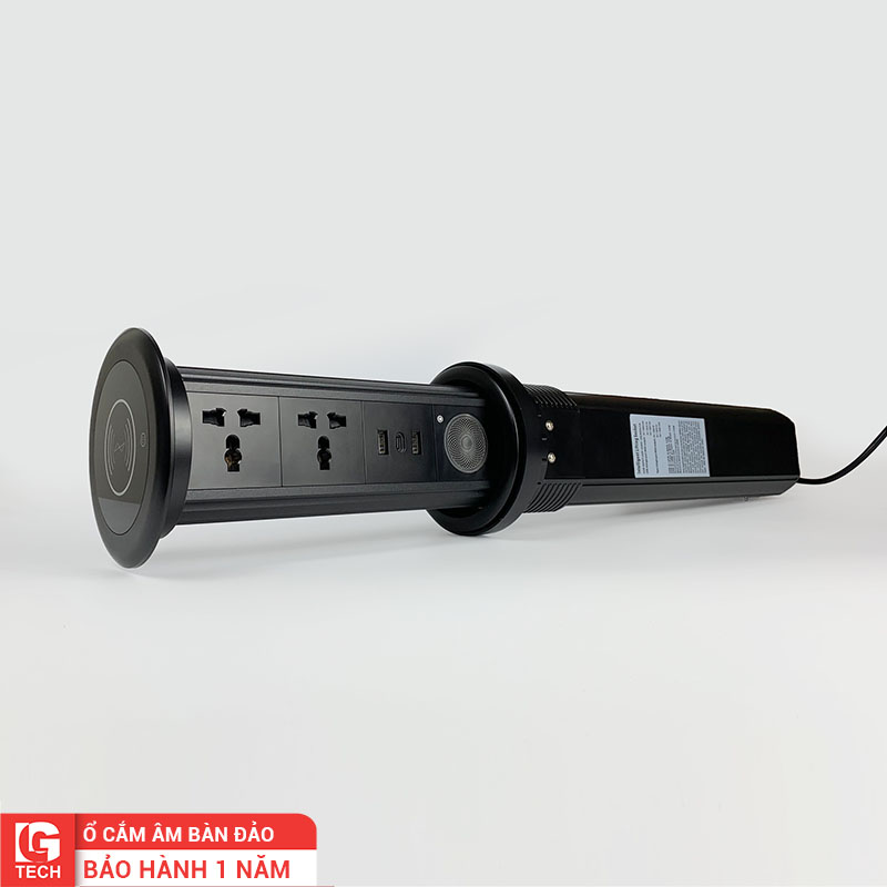 Ổ Điện Âm Bàn Họp Cảm Ứng Có Loa Bluetooth LG-OC-UB-002B